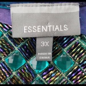 Essential Blue Tunic 3x